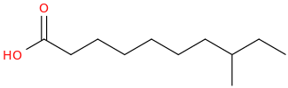 Decanoic acid, 8 methyl 